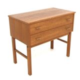 Scandinavian teak chest of drawers, Carlström, Sweden, 1950