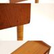 Pair Retro Vintage Danish Teak Bedside Tables Cabinets Drawers Mid Century 1970s
