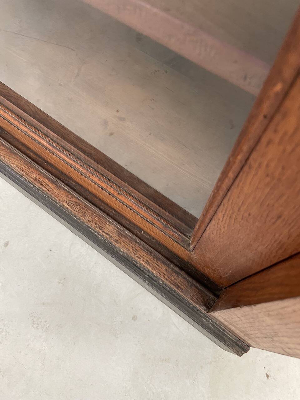 Enfilade de métier XXL chêne portes vitrées