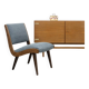 Fauteuil vintage année 50 refait à neuf, dispo 2