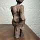 Sculpture étude d’un nu céramique raku