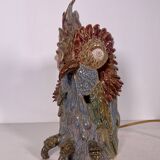 Ceramic owl lamp