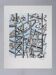 Fernand leger : les constructeurs (bleu), lithographie signée