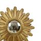 Small Sun Mirror Sunburst Mirror Gold Leaf Convex 24cm
