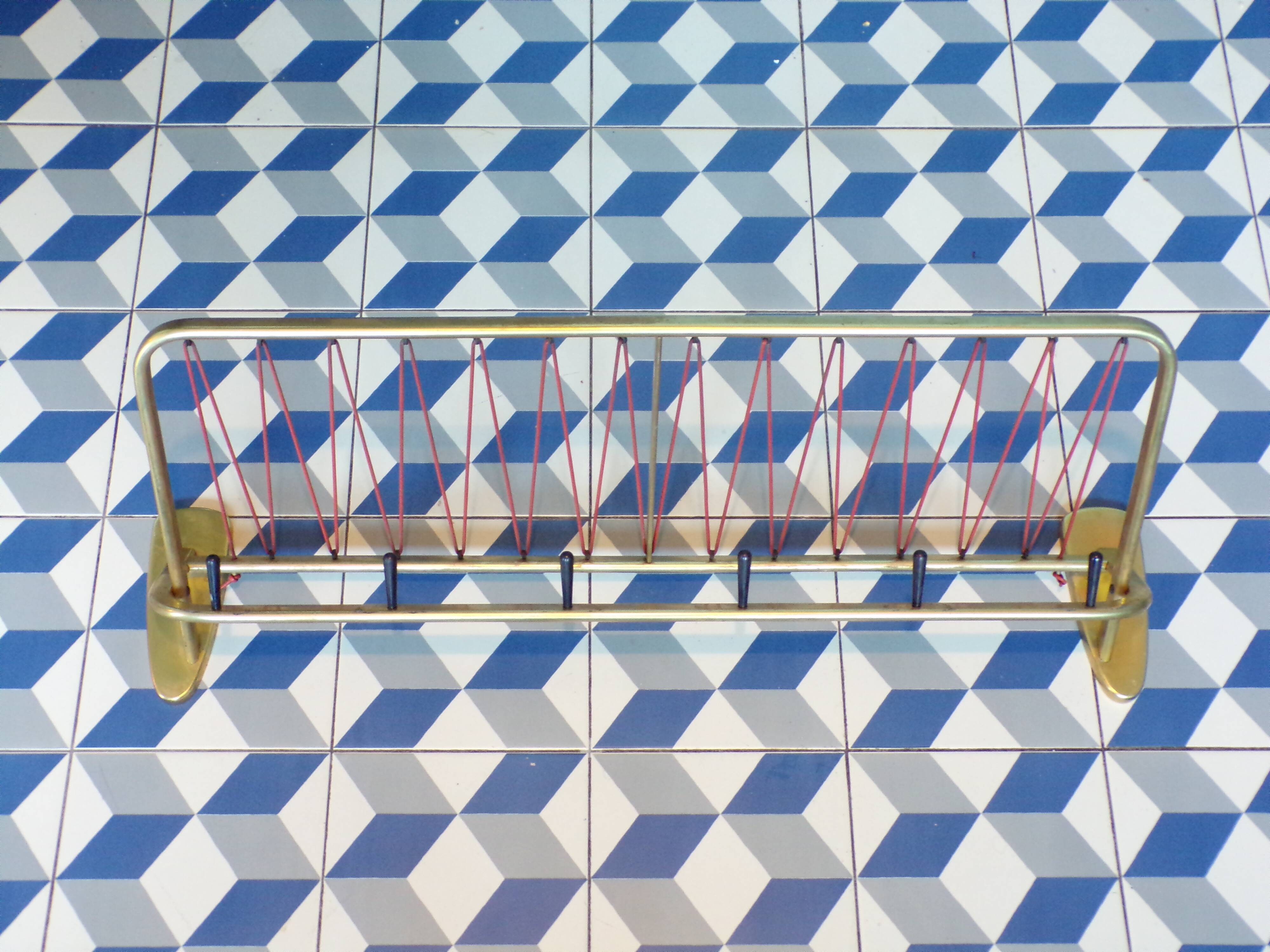 Train style coat rack l=81cm