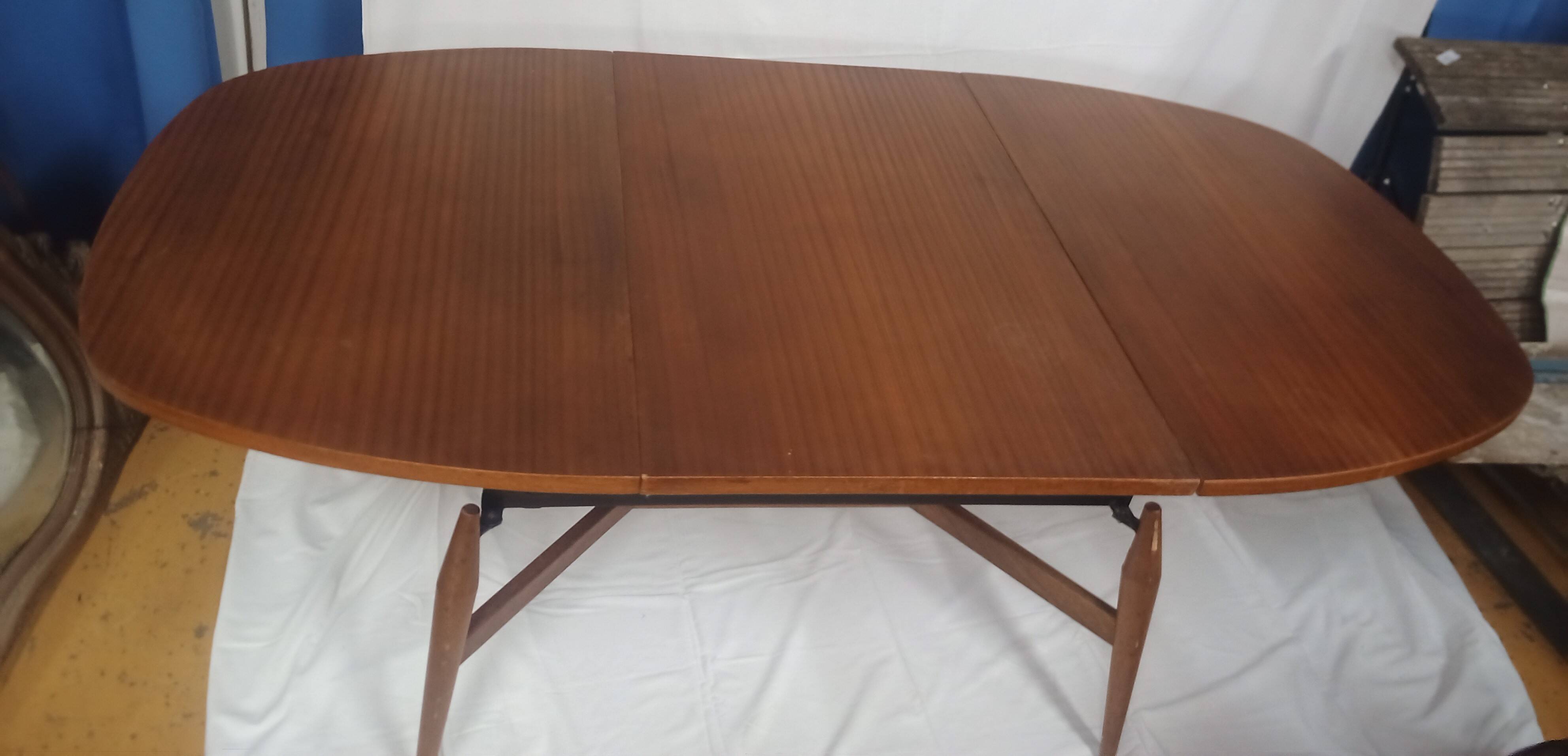Table basse scandinave relevable smorrebrod