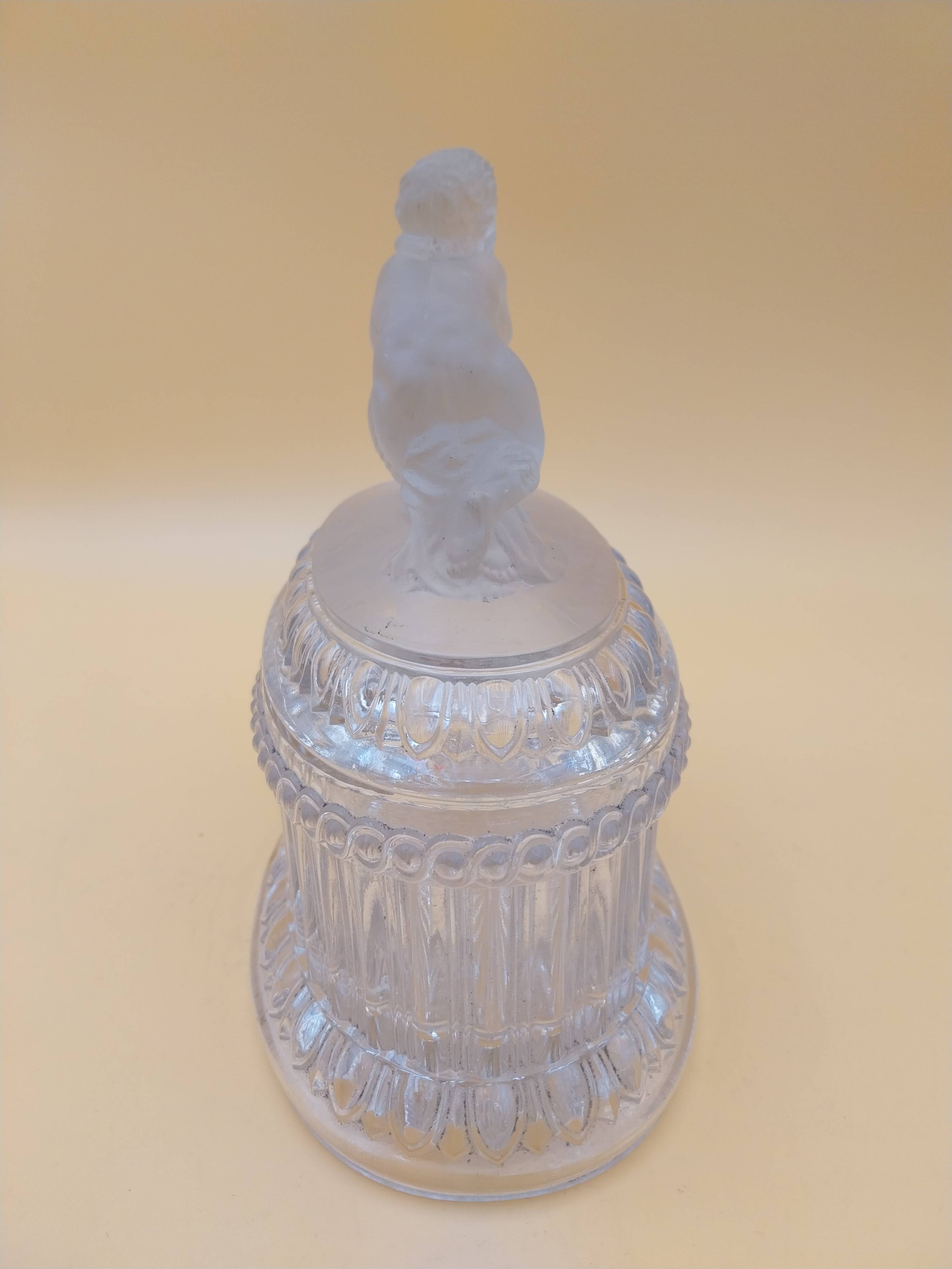Baccarat crystal sweet box with snail child decoration