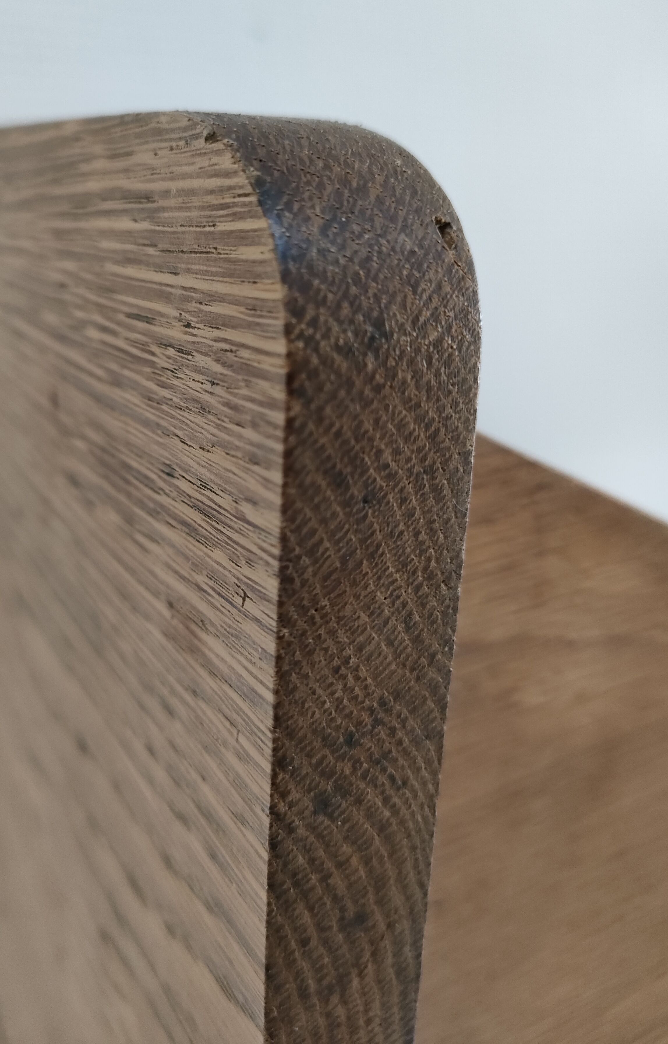 Shelf solid oak patinated years 50-60 years