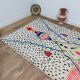 Handmade wool Berber rug 285 X 162 CM
