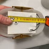 Murano Glass Brass Sconces Set of 4 1970’s