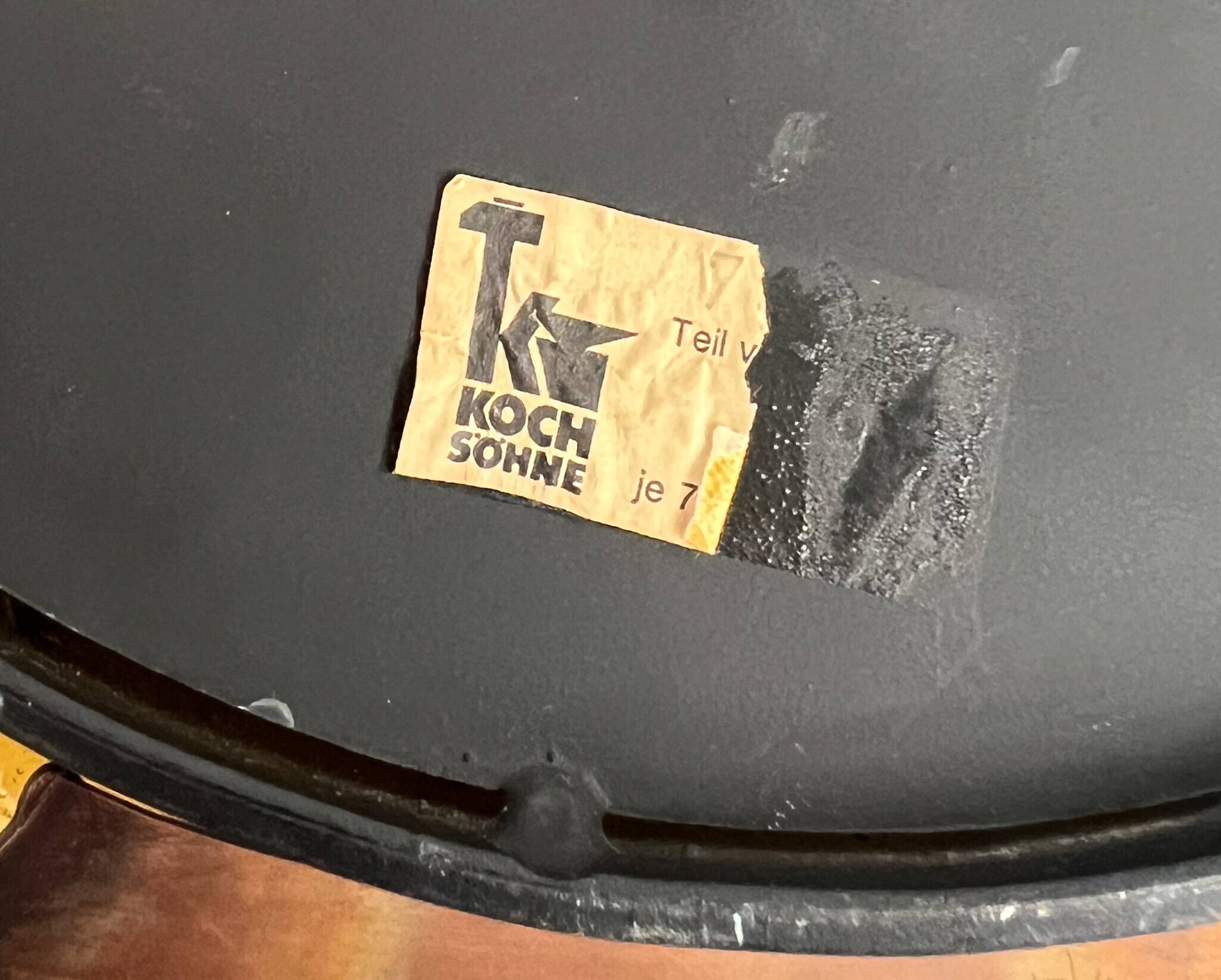 Brutalist air bubble ceiling lamp by Koch & Söhne, 1960’s