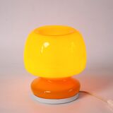 Italian opaline lamp vintage orange