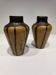 Paire de petits vases céramique début 20ème "Grenoble"