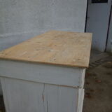 Old white parisian style buffet