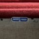 Vintage Mid-Century Scandinavian Modern 3-Seater Red Sofa
