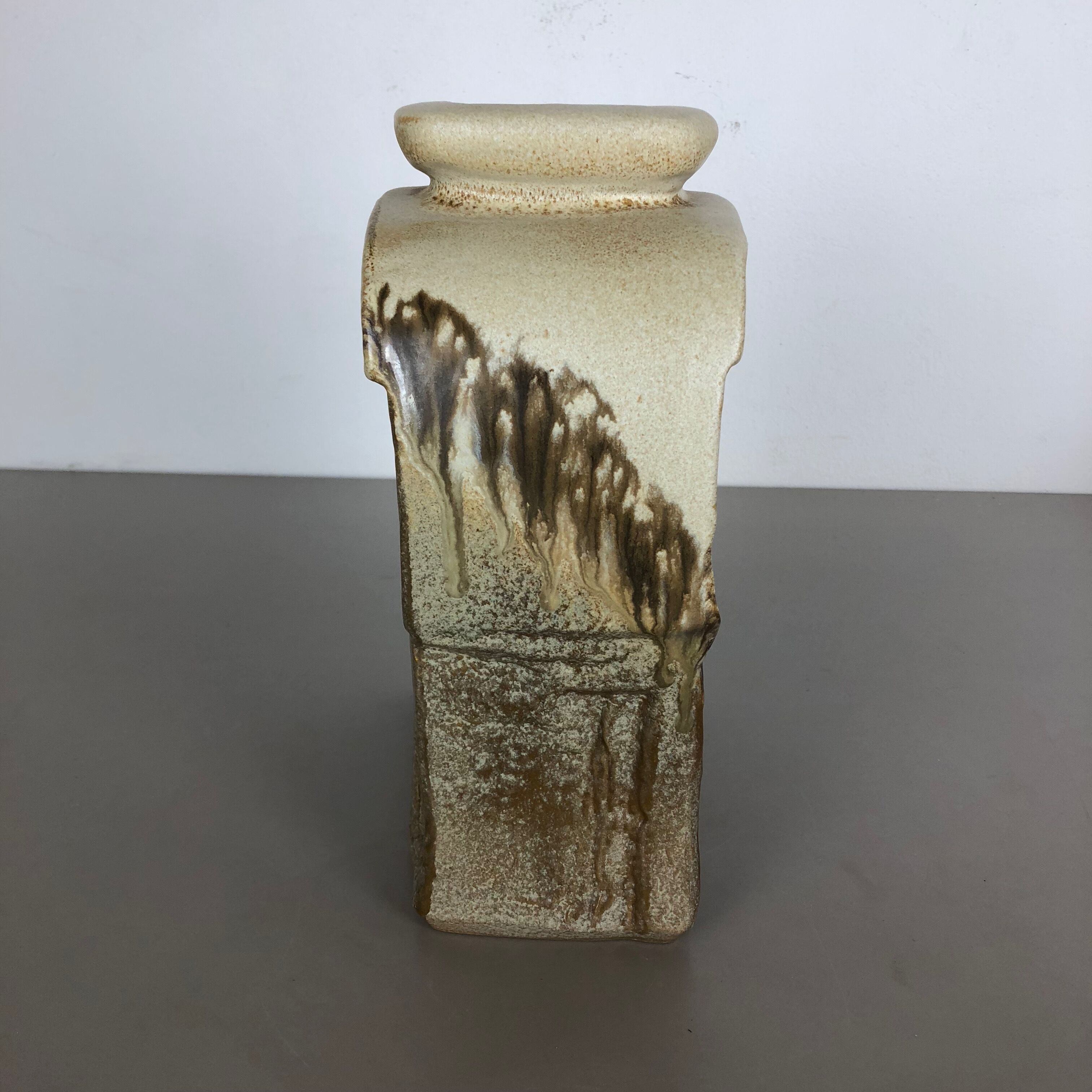 Huge Studio Pottery Vase Object by Heiner Balzar for Steuler, Germany, 1970s