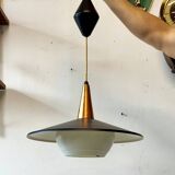 Adjustable Pendant Lamp, Denmark, 1970s, Mid-C, Vintage