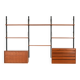Teak modular shelving unit, Danish design, 1960s, designer: Poul Cadovius