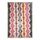 8x12 Multicolor Geometric Vintage Kilim Rug, 252x361Cm