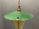Vintage italian opaline glass lamp, 1950s