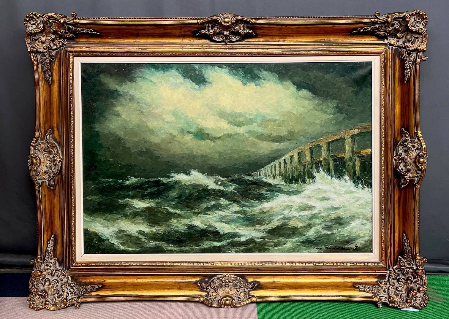 L.Kaisen (1901-1963) “Seascape”.