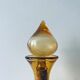 Vintage amber glass decanter