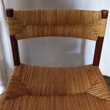 Pair of "Dordogne" chairs by Charlotte Perriand from the 1950s.