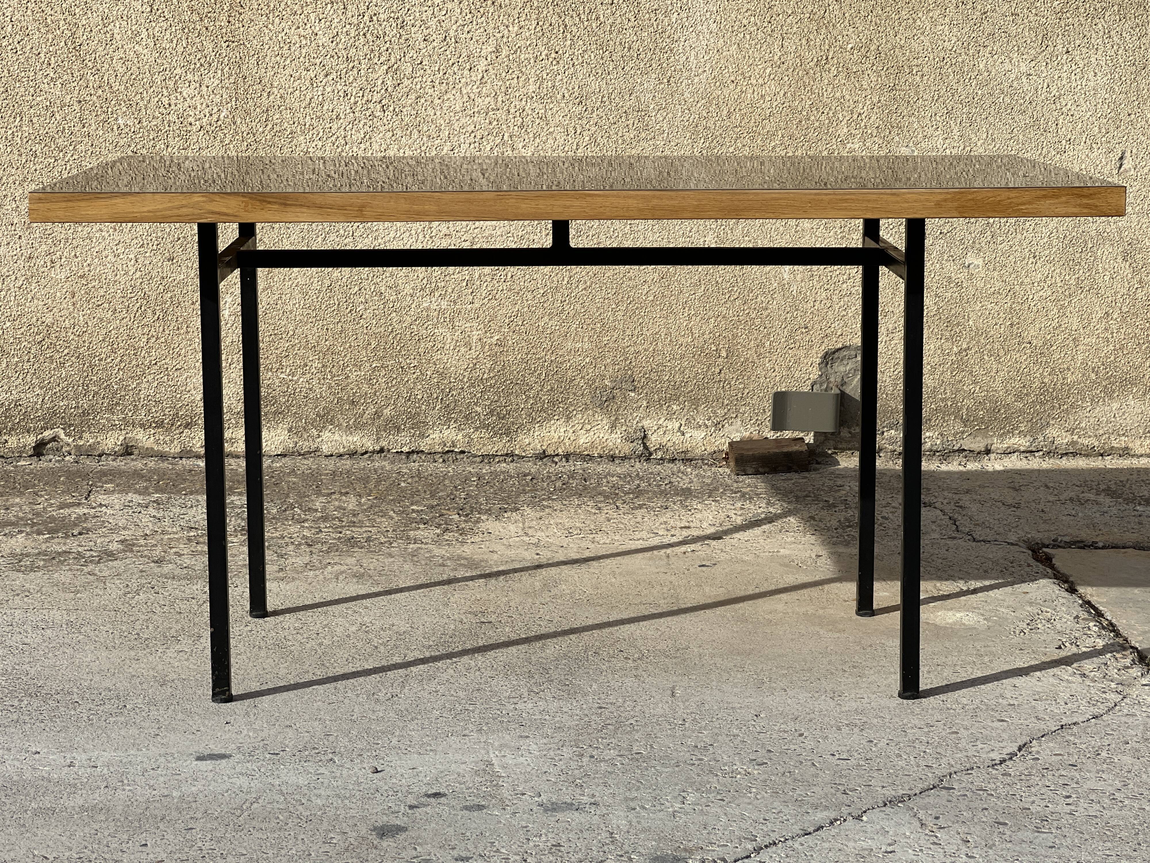 Desk, table Florence Knoll Top in Formica 1960