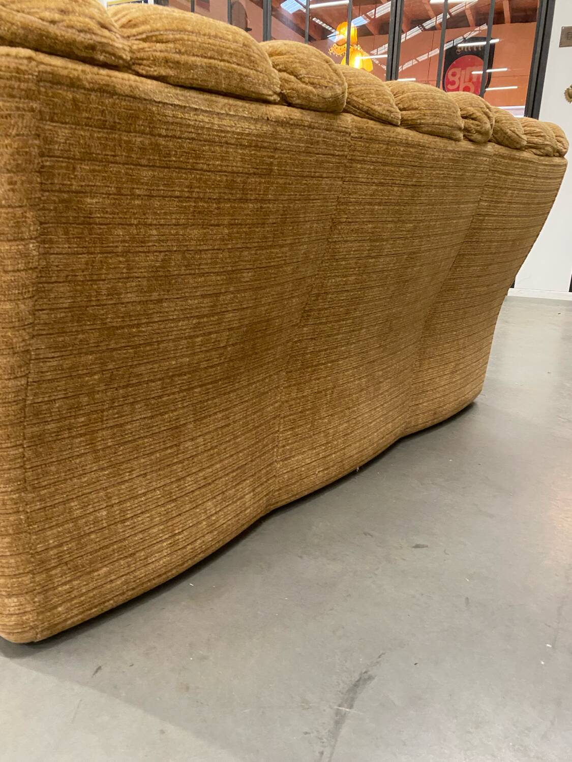 Salon modulable vintage en tissu