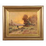 Peinture de paysage signée des années 30