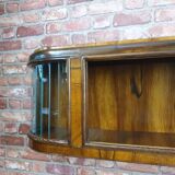 Renovated art deco hanging display cabinet, retro, vintage, 1956