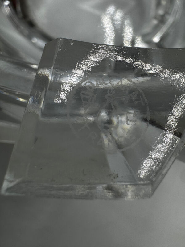 Cendrier Martell de Pierre Carmin version luxe Baccarat numéroté