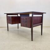 Bureau Danois En Palissandre Par Gunnar Nielsen Pour Tibergaard