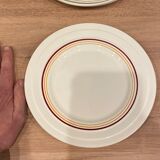 Set de 6 assiettes à dessert en faïence