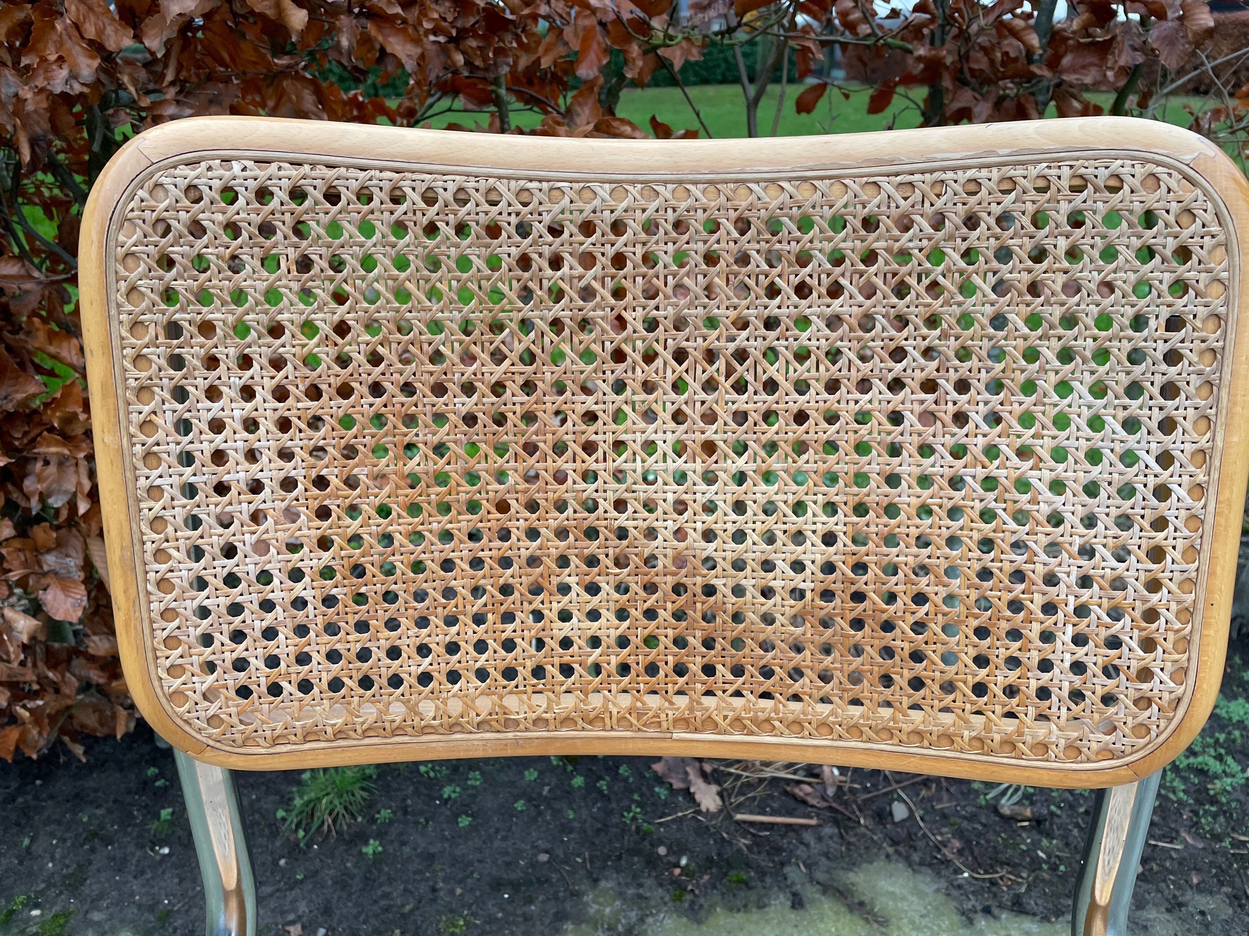 Lot of 4 chairs model Cesca by Marcel Breuer