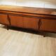 Scandinavian line in vintage teak