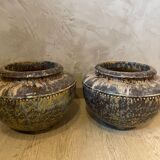 Pair of ceramic pots