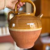 Yellow glazed jug