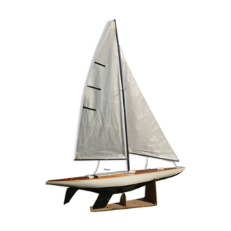 Model sailing sailboat wood