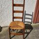 Serie de 6 chaises paillees