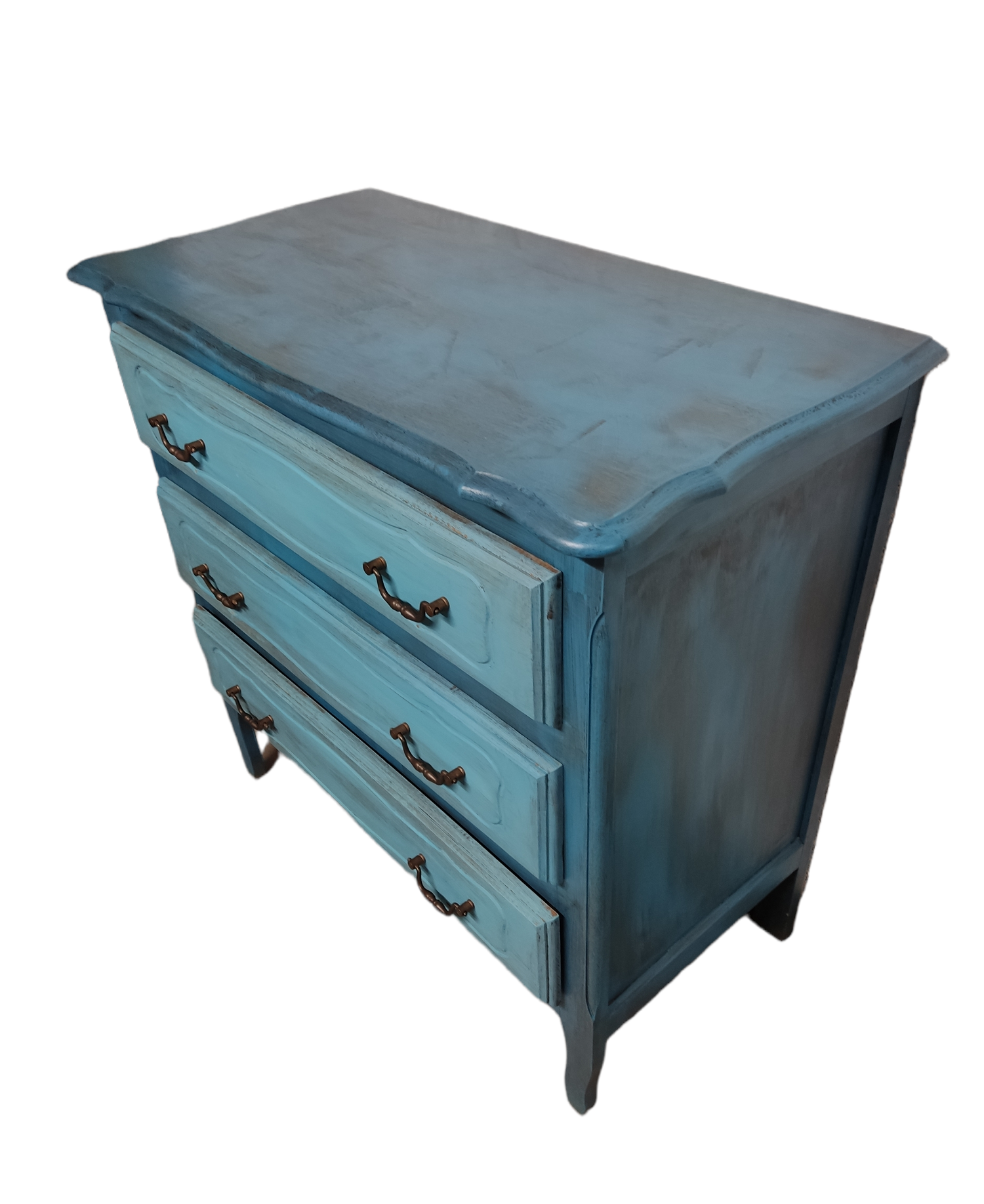 Commode cérusé bleu