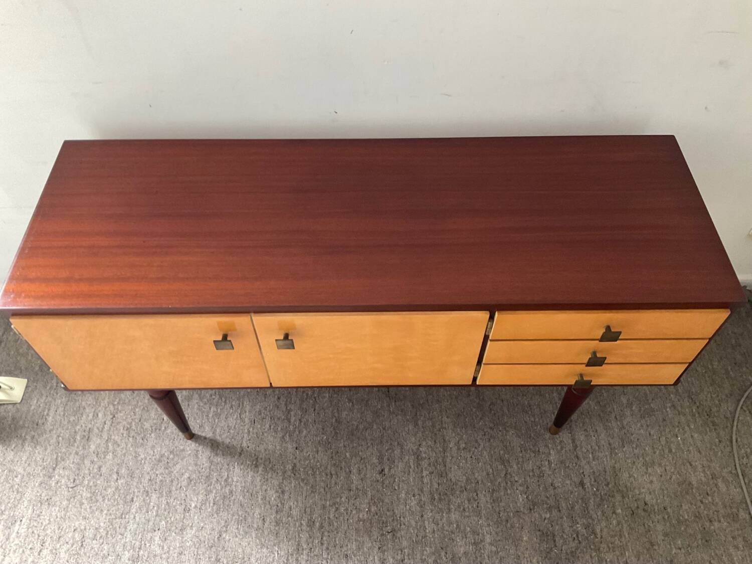 Vintage teak TV cabinet sideboard from the 60s and 70s