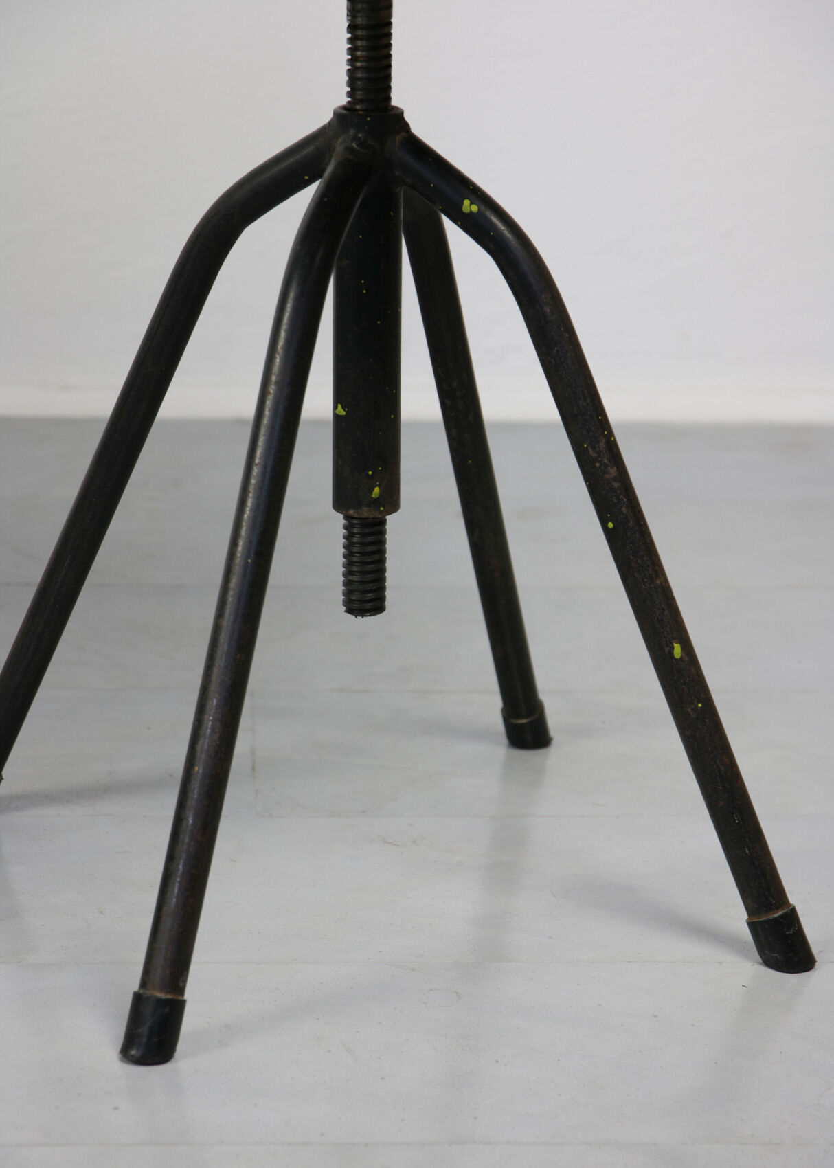 Pair of  swivel chairs industrial black, 1960s