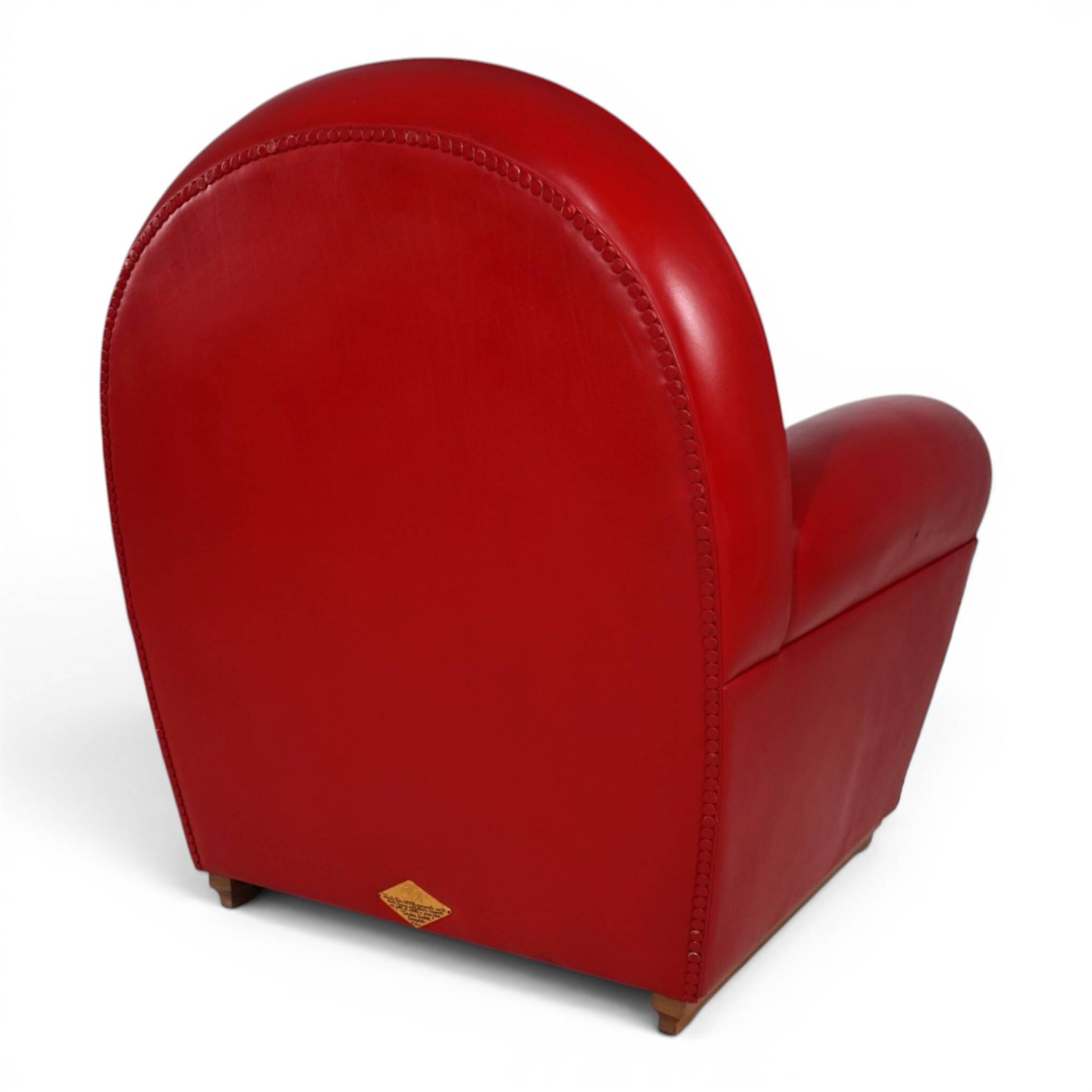 Poltrona Frau Vanity Fair Leather Armchair by Renzo Frau, 1990