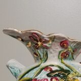 Ceramic pitcher vase signed Hubert Bequet
