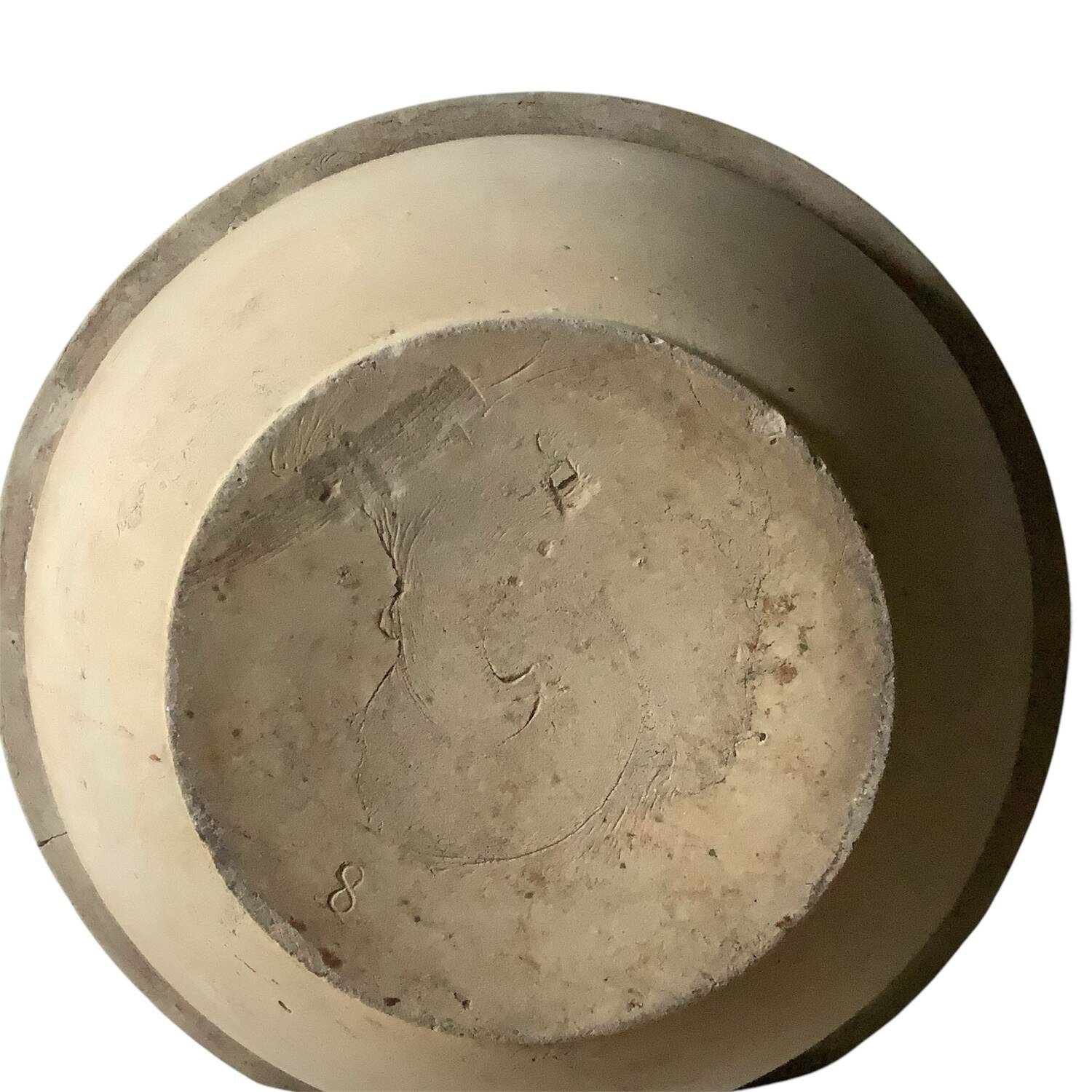 ✨ Large terracotta tian with glazed neck ✨