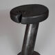 Solid wood sculptural side table, original contemporary design, logniture