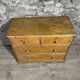English chest of drawers 4 drawers in pitchpin