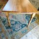 Solid oak farmhouse table