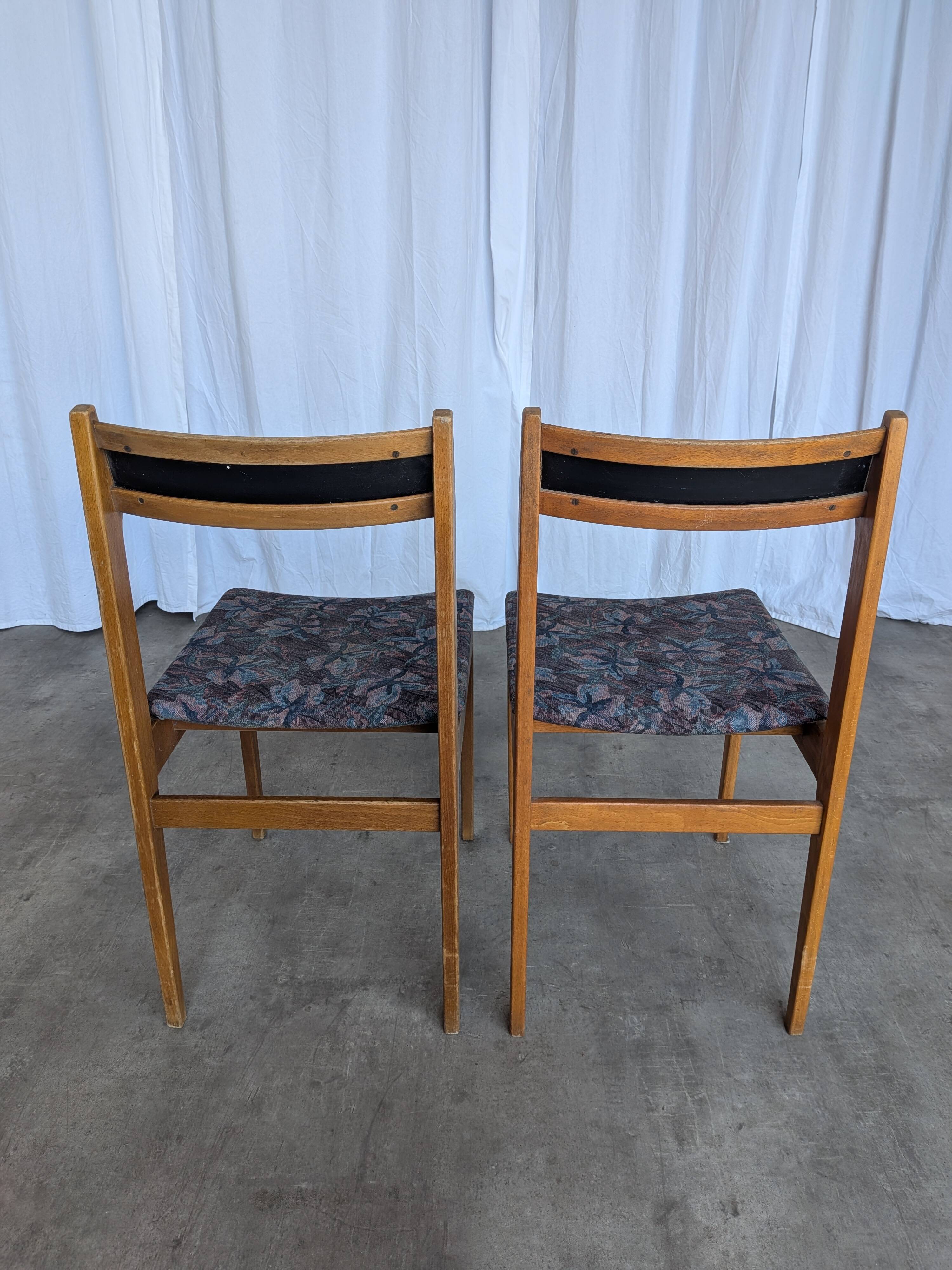Vintage Branko Ursic Dining Chairs: STOL Kamnik Model 2087, Yugoslavia 1960